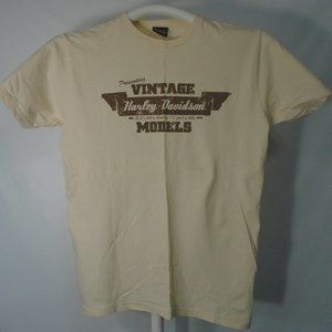 2010 Harley Davidson Mens Large SS T Shirt Tan Boswell's Nashville TN